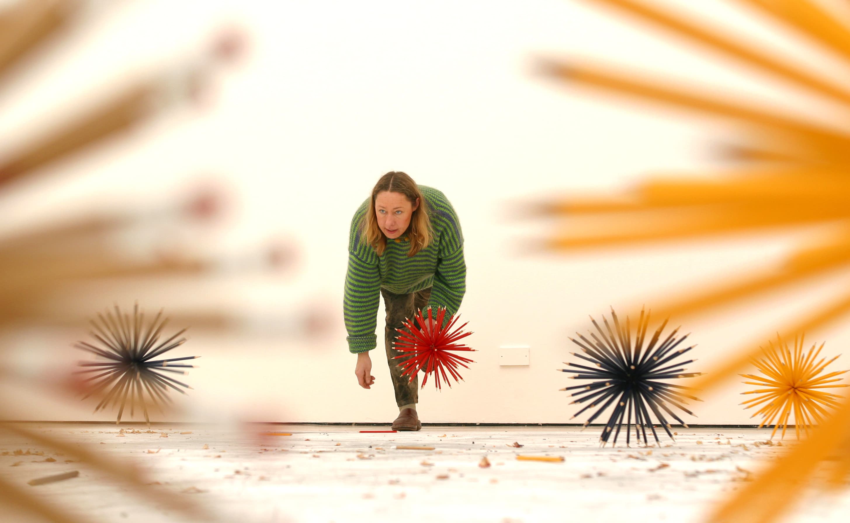 Emma Churchill Artist - innovative use of drawing materials
