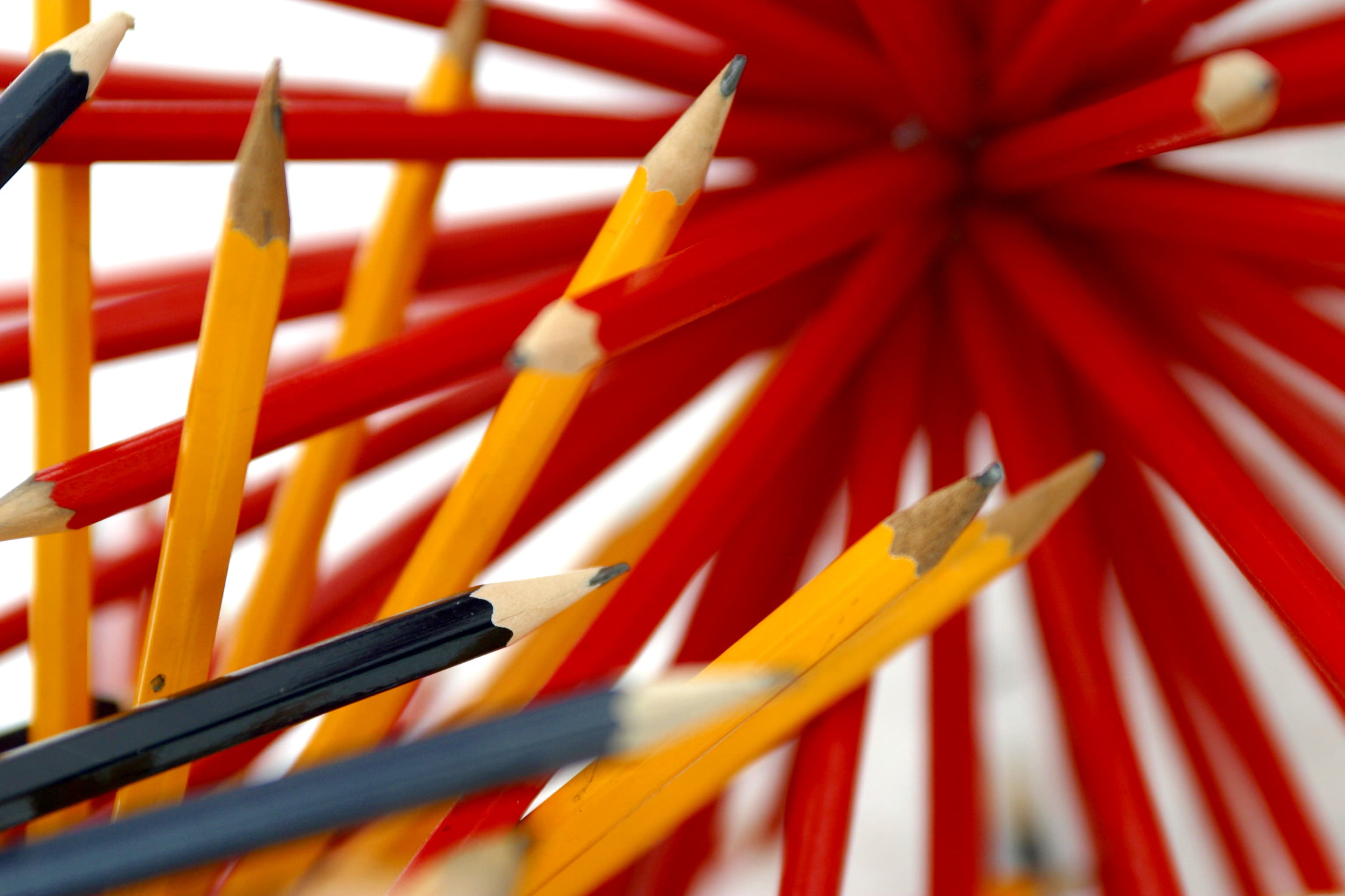 Emma Churchill Art - close up of pencil tips
